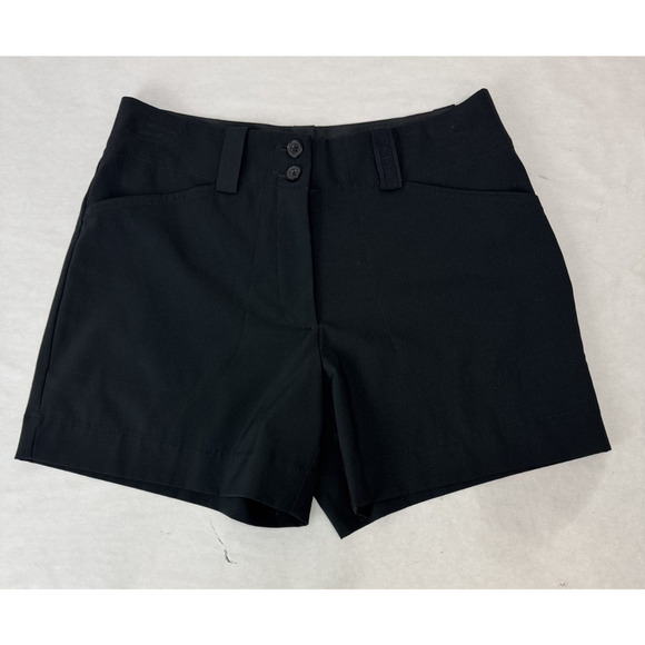 Nike Golf FitDry Short Women Black Athletic Sporty Outdoor 5" Inseam Chic Size 2 - Picture 1 of 9